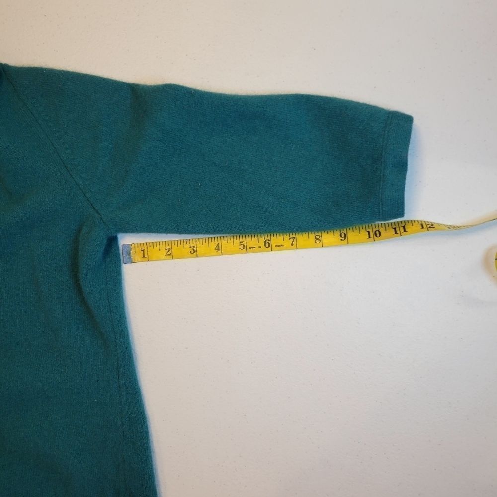 Banana Republic Angora Wool Teal Cardigan - Picture 3 of 10
